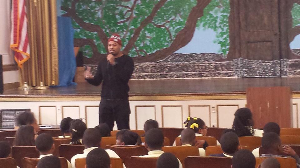 Raheem Brock Engages with the Youth to Inspire and Empower!